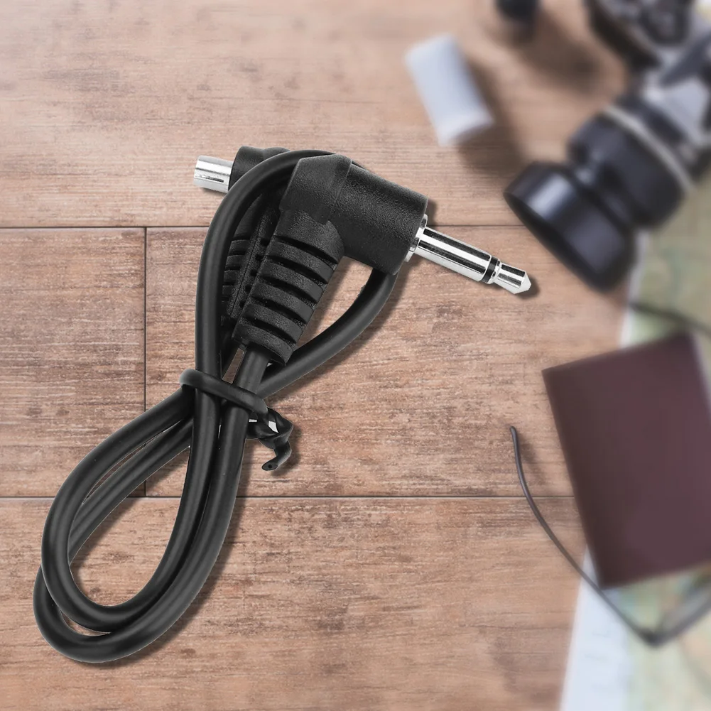 Кабель для синхронизации вспышки с разъемом 3 5 мм винтовым замком и штекером |