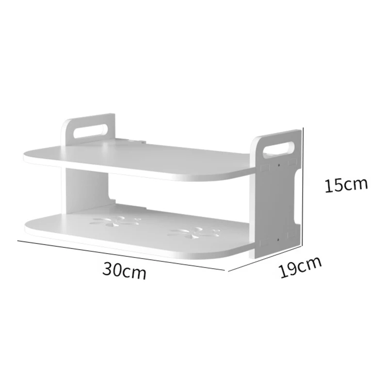 

Economical Wall Mount Storage TV Box Router Shelf Set-Top Box Bracket Holder Mini PC DVD Player Stand Rack ds99