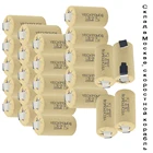 Реальная емкость, как заявлено, 24 шт., 2200 мАч, 1,2 в, sub C Батарея, NICD SC батареи, лента для пайки ячейки, перезаряжаемые для шуруповертов