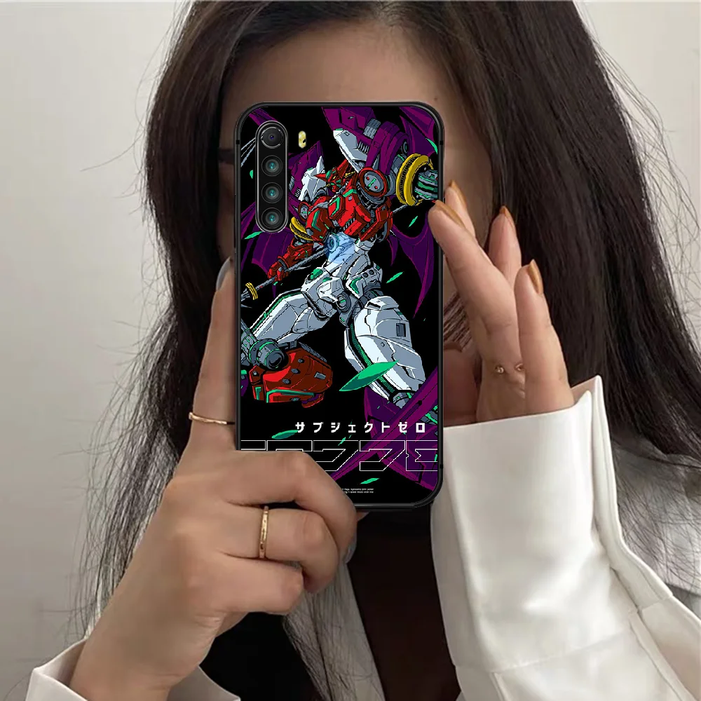 

EVA Anime Genesis Evangelion Phone Case For XIAOMI Redmi Note 6 7 8 9 10 T Pro K40 black Bumper Painting Back Pretty Funda