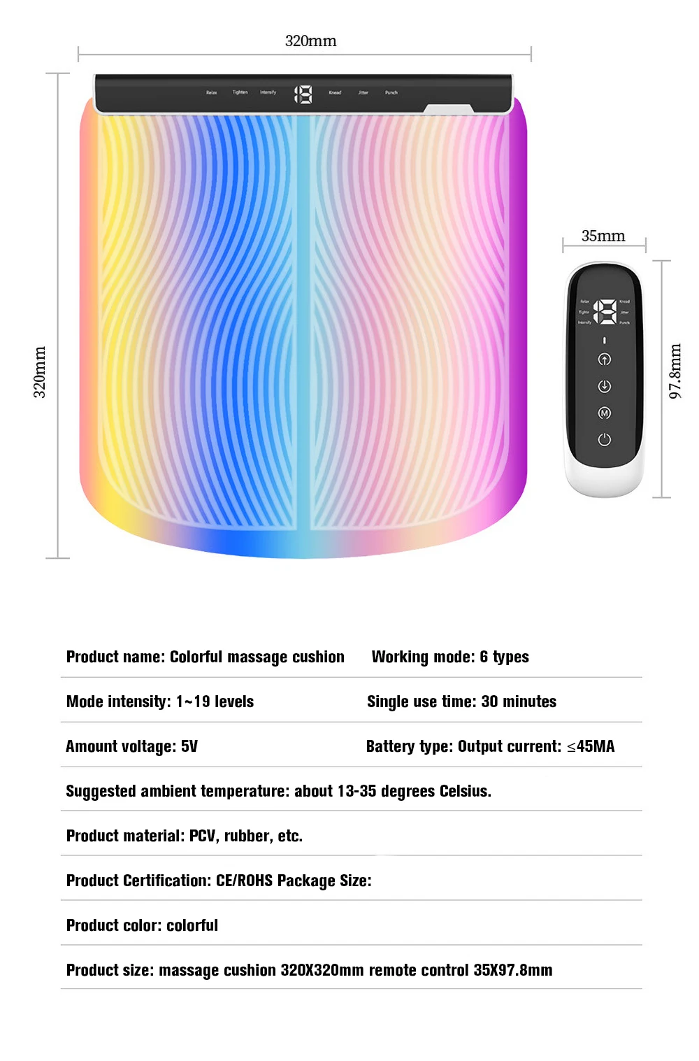 

2022 NEW Household Foot Massager Wireless Walking Massage Pad Muscle Blood Circulation Acupoint Stimulation Health Massager