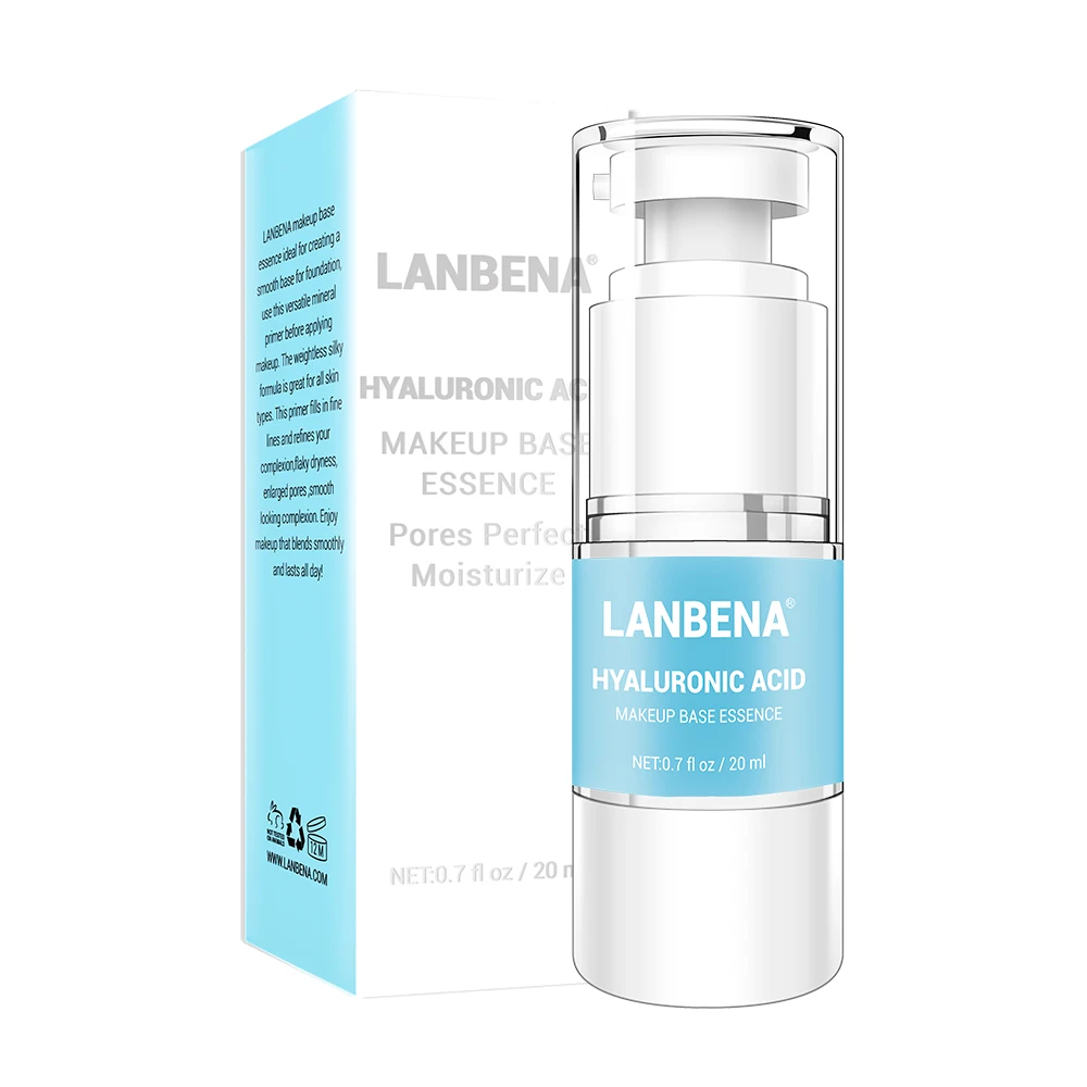 

Базовая основа для макияжа LANBENA, эссенция, праймер для лица, сыворотка для лица с гиалуроновой кислотой, Антивозрастная увлажняющая Професс...