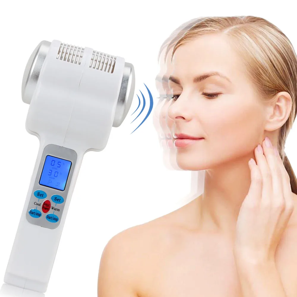 

2020 Professional facial hot cold hammer ultrasonic beauty device for sale