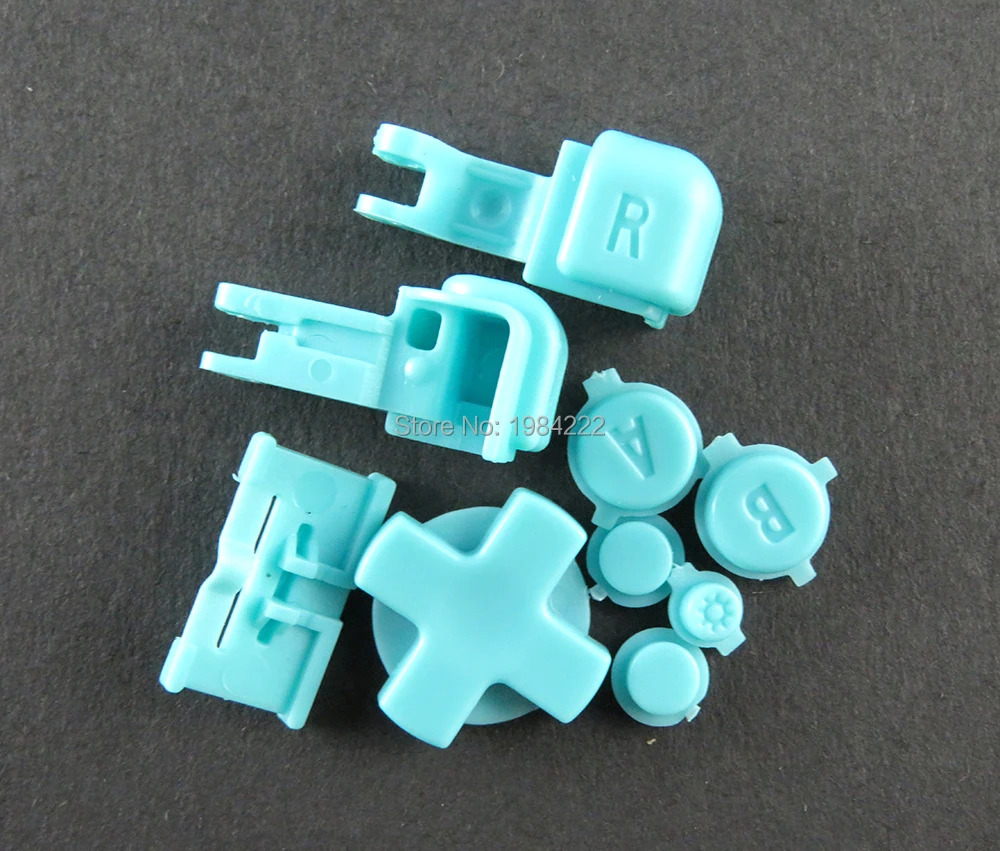 

Plastic A B Select Start L R Buttons D Pad For GBA SP Full Button 20sets