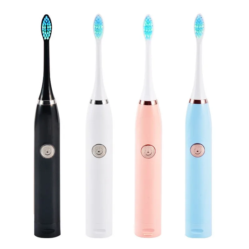 Dry battery electric toothbrush general purpose sonic vibration electric toothbrush for adults and children