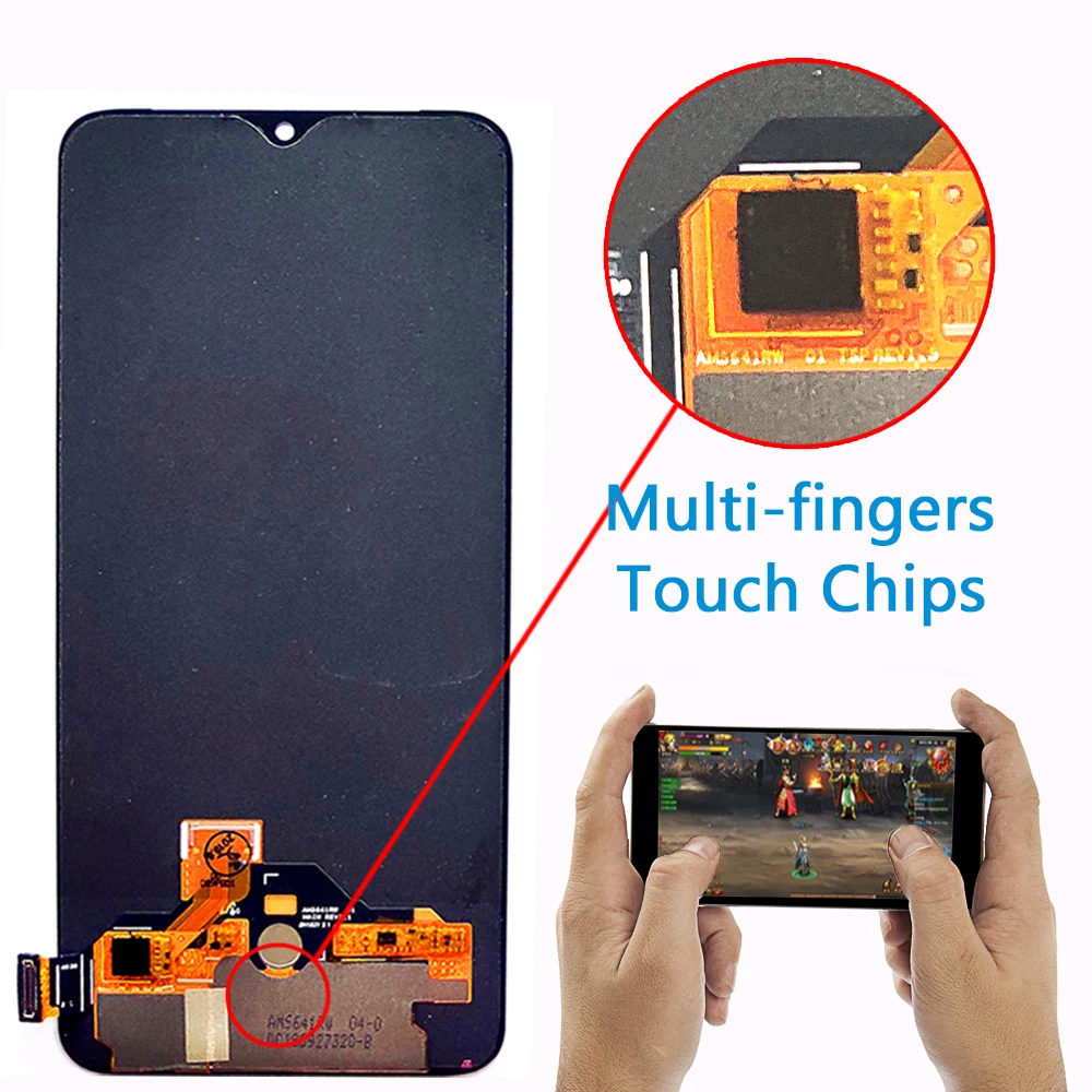 Сделка команда 6 41 дюймов для OnePlus 7 ЖК-дисплей сенсорный экран 1 + One Plus дигитайзер