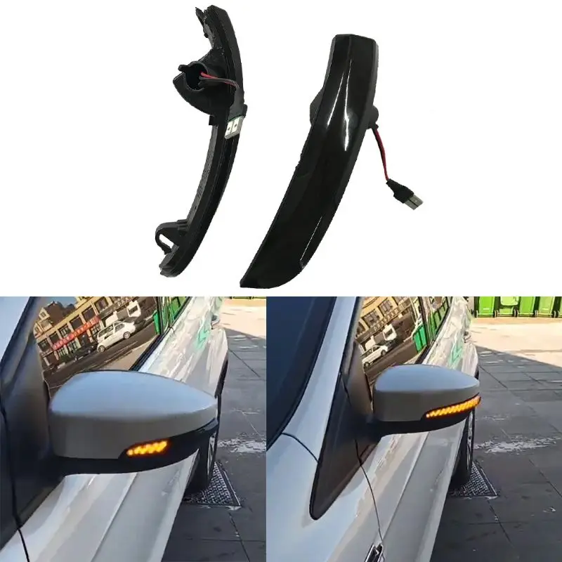

2x For Ford Kuga Escape Ecosport LED Mirror Sequential Dynamic Turn Signal Light Dropshipping