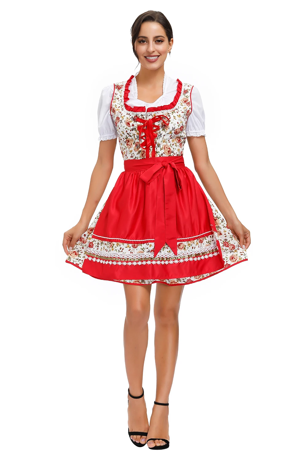 Новинка женское платье Октоберфест Dirndl костюм для девочки с пивом Bavarian