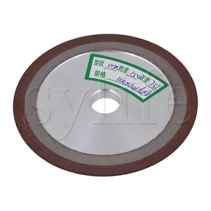 Алмазный односторонний конический шлифовальный круг из алюминиевой смолы 100x10x16 мм, зернистость 150 #