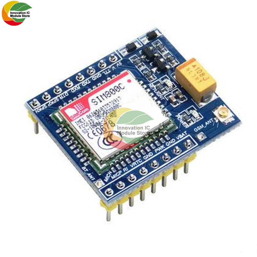Макетная плата Ziqqucu SIM800C для GSM GPRS модуля IPEX с Bluetooth TTL TTS STM32 Arduino C51 5 в 3 В |