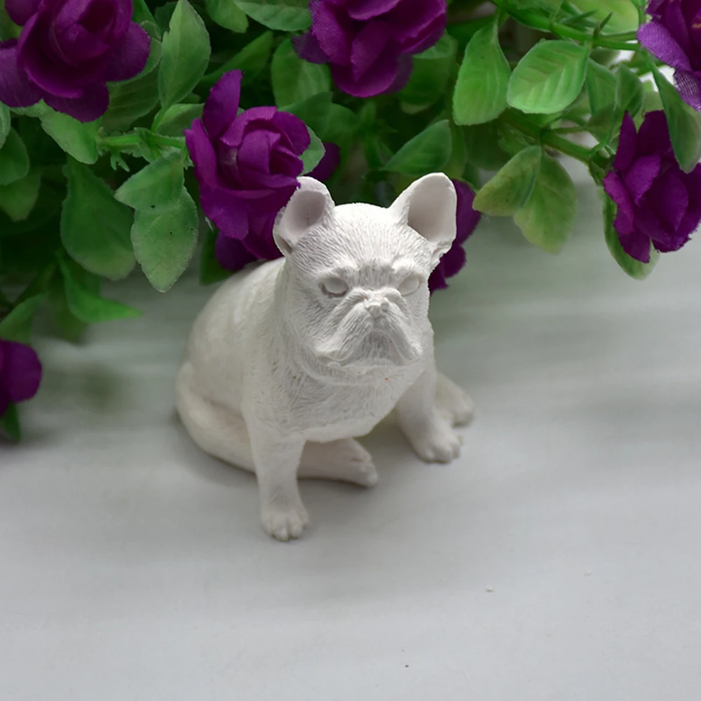 Силиконовая форма для милой собаки мусс торта 3D Сидящая собака инструмент