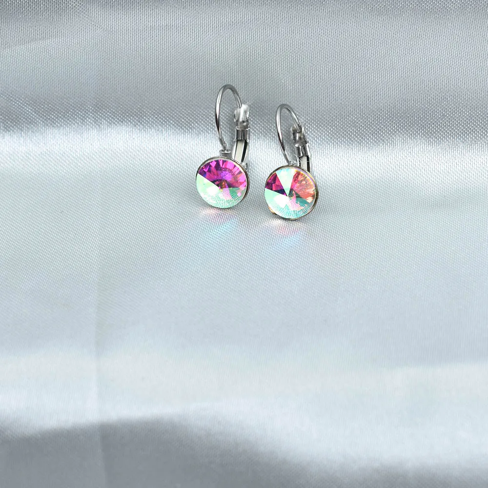 Bing ту 8 мм для женщин ювелирное изделие красочные круглые подвески капельки в