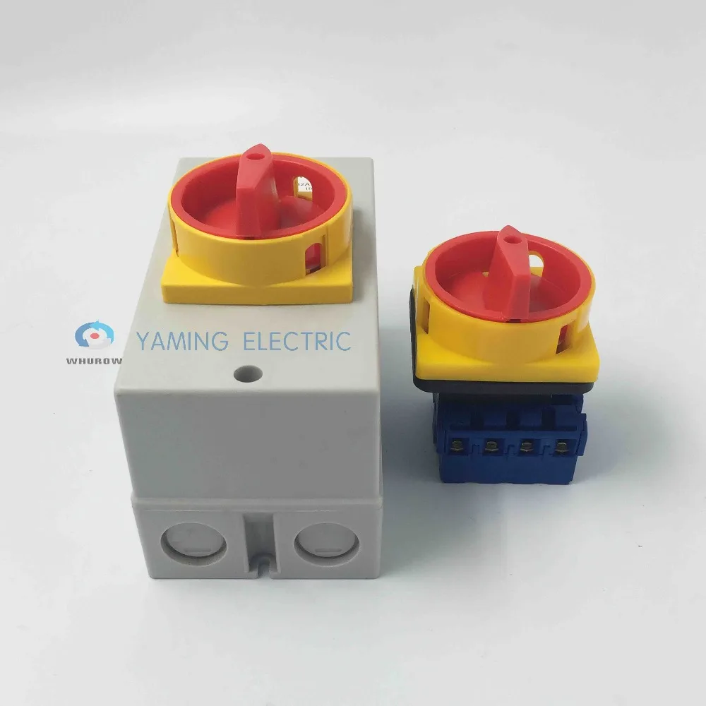 32A 4 полюсный Электрический главный отключающий изолятор переключатель