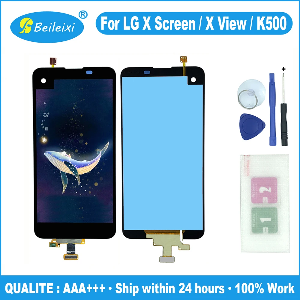 ЖК дисплей кодирующий преобразователь сенсорного экрана в сборе для LG X Screen 4G LTE/X