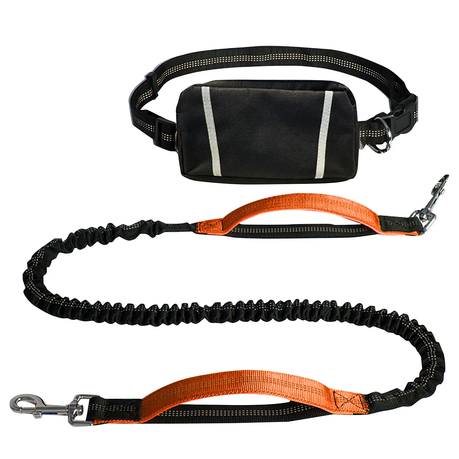 Новинка 2021 Светоотражающий поводок Тяговая веревка эластичный для собак бега