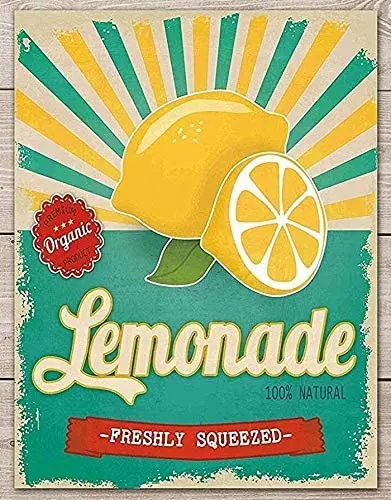 

Metal Signs Novelty Lemons Watermelons Melons Funny Fruits Summer Retro Bundle 12x16 Home Wall Decor Tin Sign