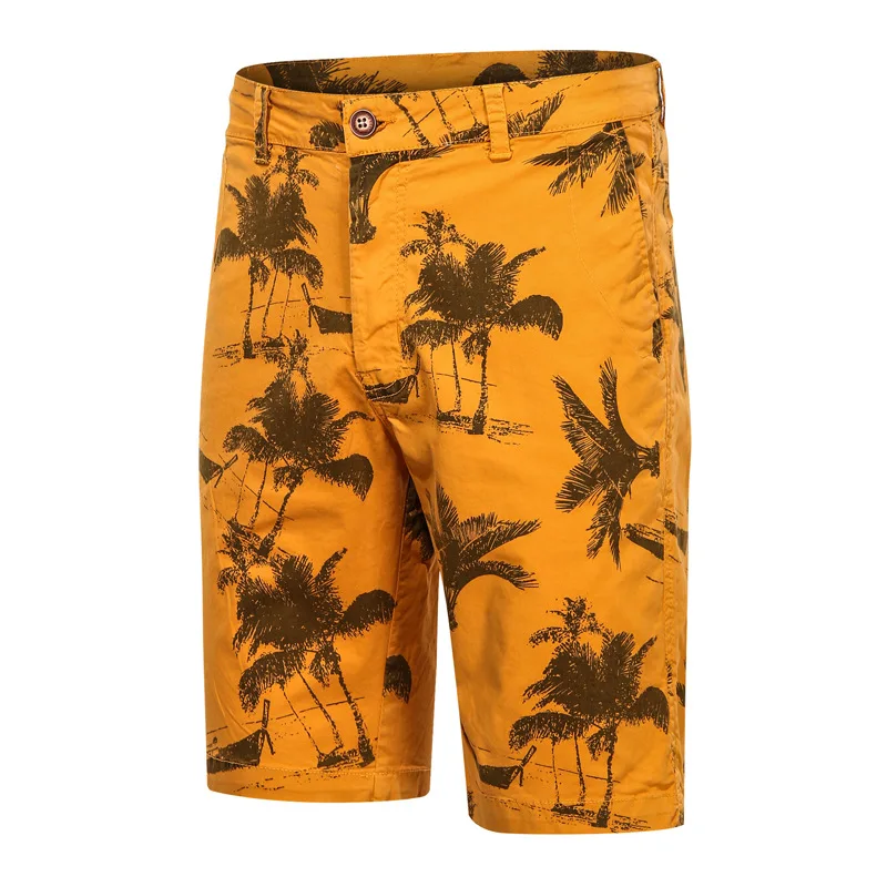 

Oversized Cargo Shorts Men Casual 100% Cotton High Quality Printed Board Shorts Man New Summer Streetwear Men's Shorts