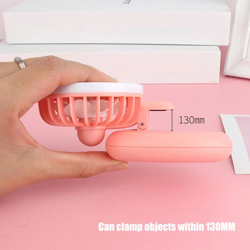 

Summer Walking Mobile Phone Clip-type Mini Fan Out Summer Cool Portable Desktop Small Fans