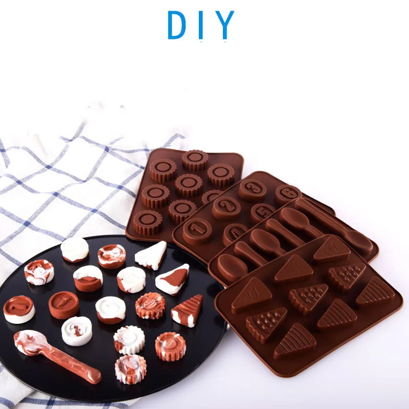 1 шт. силиконовая мини форма для шоколада|Формы тортов| |