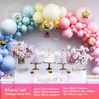94pcsset gorgeous latex balloon suit baby shower birthday party romantic wedding party decoration macaron star balloon supplies