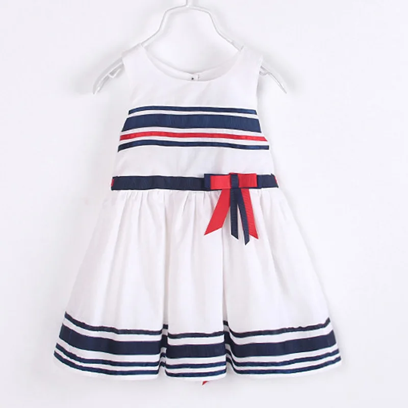 Nimble/платье для девочек свадебная одежда до колена с круглым вырезом хлопковые