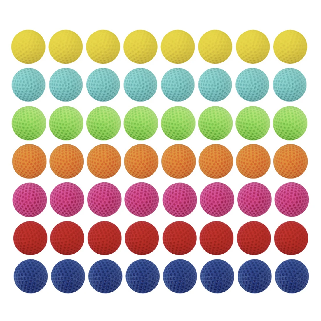 100 шт. круглые Сменные шарики из пенопласта семь цветов смешанные совместимые с