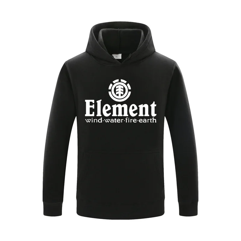

Element Letter Graphics Logo Print Winter Men's Hoodie Women Sweatshirt Jogger Fleece Autumn Brand Pullover Unisex Tops