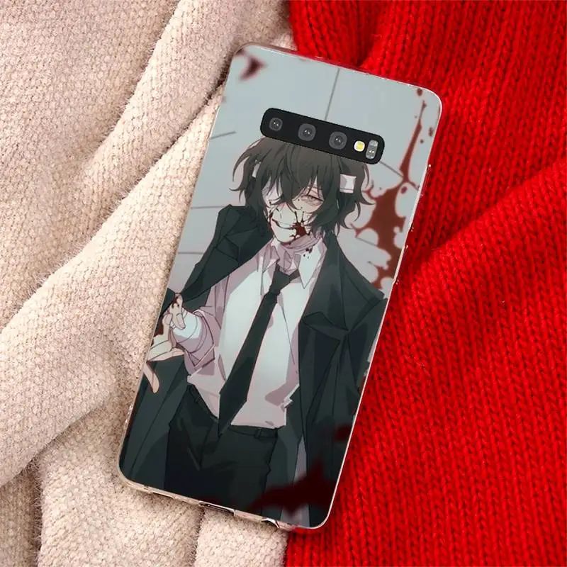 

Bungou Stray Dogs Dazai Osamu Phone Case Transparent for Samsung A71 S9 10 20 HUAWEI p30 40 honor 10i 8x xiaomi note8 Pro 10t 11