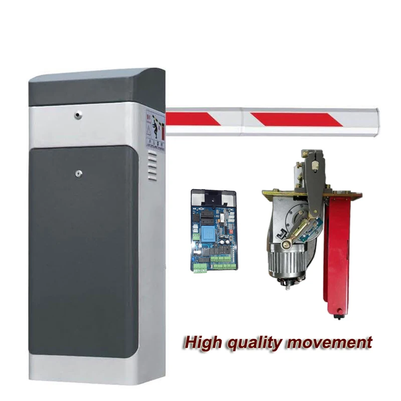 KinJoin 110V/220VAC Heavy Duty Boom Barrier DZP-01 Automatic Gate Motor Straight Arm With Remote Control | Безопасность и защита