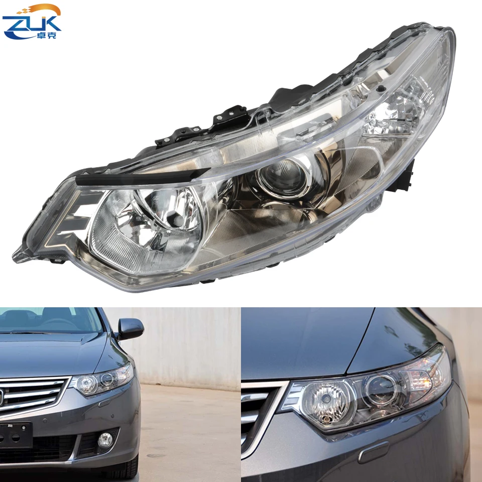 ZUK левый и правый спереди головной светильник налобный фонарь для HONDA ACCORD евро CU1