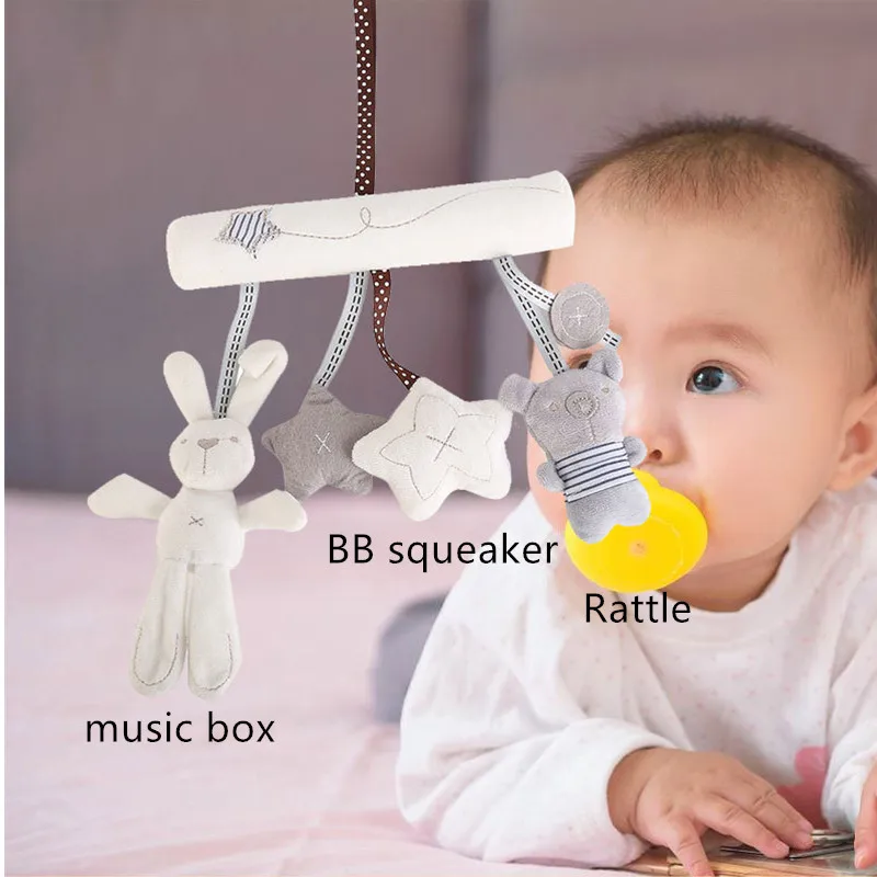 

Детская развивающая игрушка-погремушка для детей 0-12 месяцев