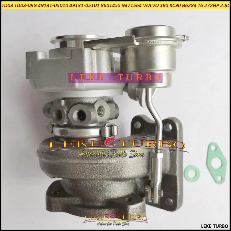 Фото Турбокомпрессор Turbo TD03 TD03-08G 49131-05010 49131-05101 8601455 9471564 для VOLVO S80 XC90 1998-2002, двигатель B6284 T6 272 л.с. 2.8 л. №4