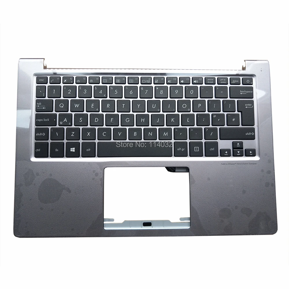 

Backlit Keyboard Palmrest Upper Case for ASUS zenbook UX303 LA UX303L UX303LA X303LB UX303LN UK EURO 13NB04R1AM0401