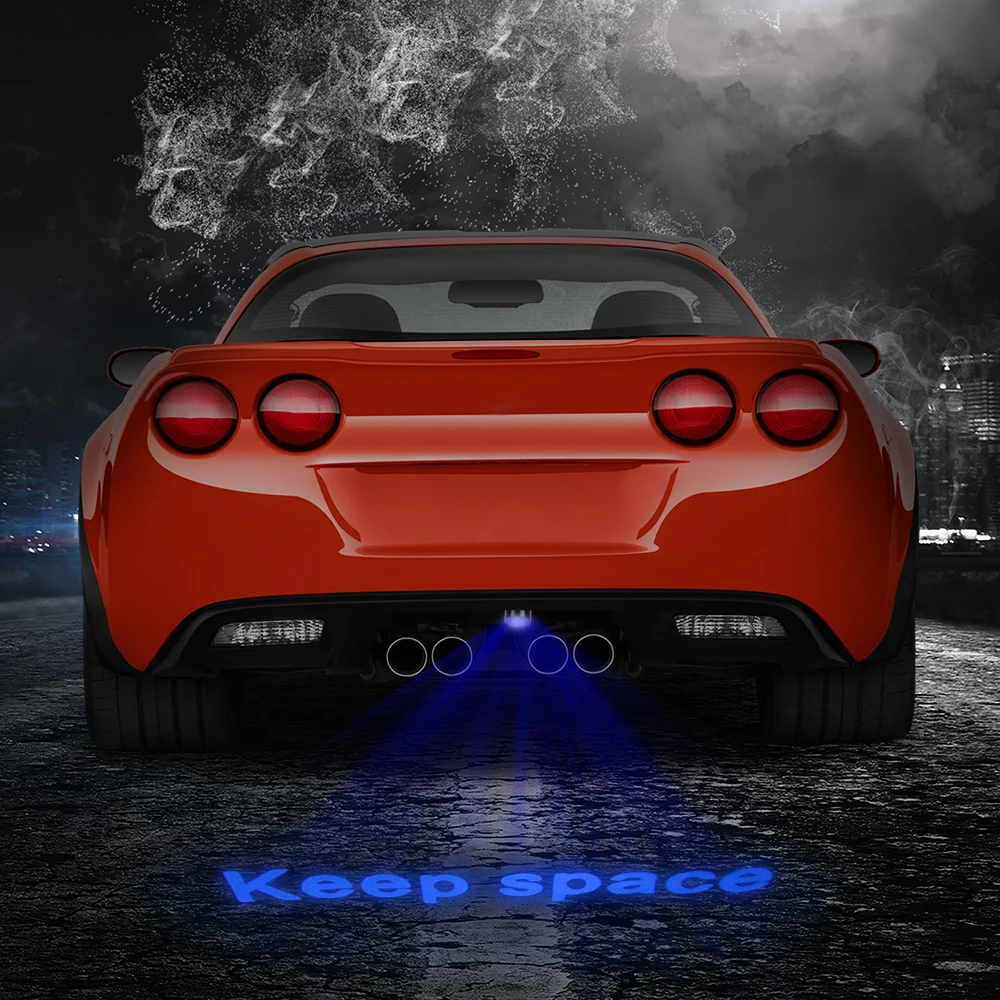 FORAUTO автомобильный Светодиодный проекционный светильник Предупреждение