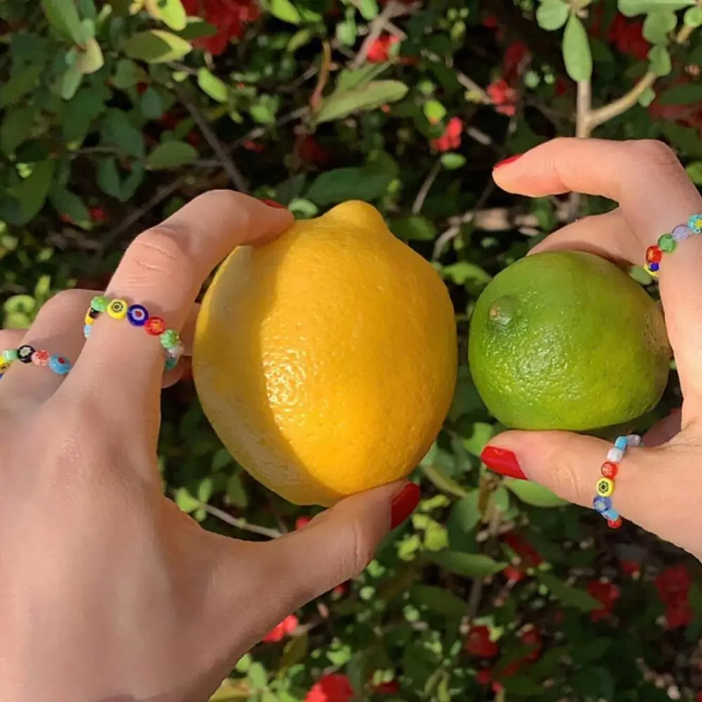 HangZhi 2020 новые корейские милые карамельные цвета Акриловые круглые маргаритки