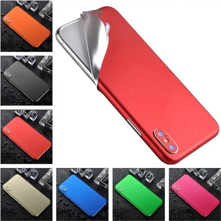 

Pure Color for IPhone Screen Glossy Guard Protector Protective Ice Back Film for IPhone 6S 7 8 Plus X 12 13 Pro Back Cover Coque