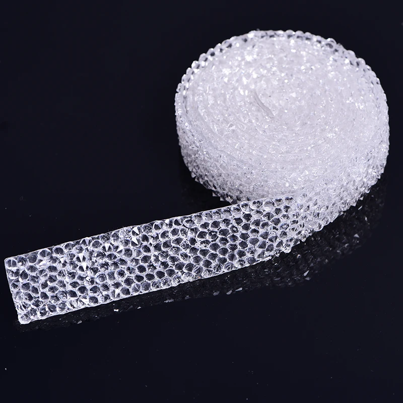 1 ярд блестящие стразы с горячей фиксацией мотивы лентой кристаллы термоклейкие