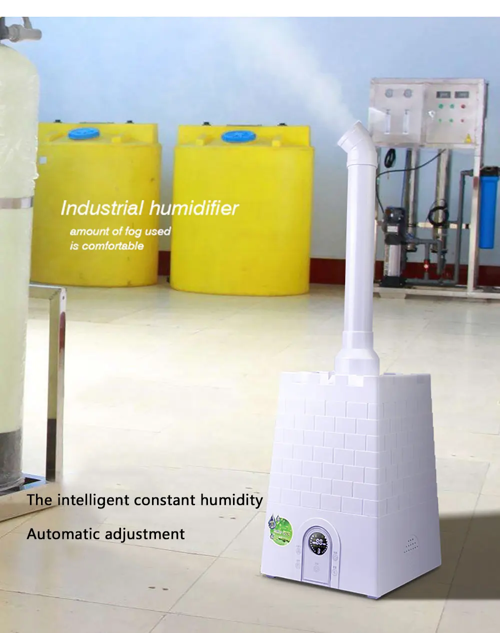 

New Design 110V-240V Humidifier Anion Mist Maker 8.8L Water Tank Say Goodbye To Frequent Water Refill