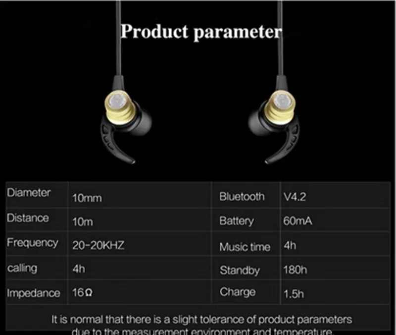 Подвесные спортивные наушники для бега bluetooth гарнитура беспроводные музыки MP3 MP4