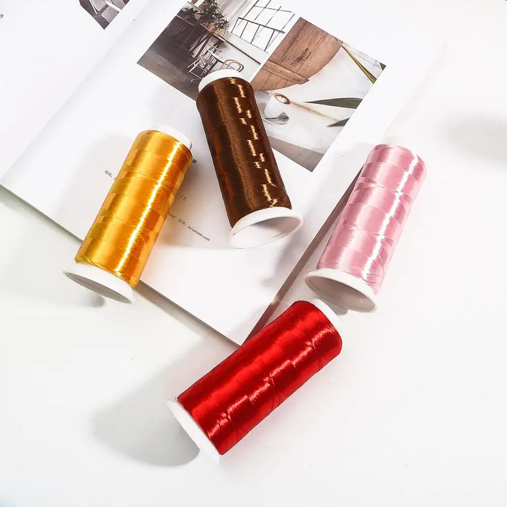 1 рулон 1600 м длина высокий светильник многоцветная Однослойная пряжа нить