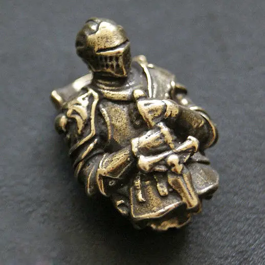 Латунный металлический Templar бусы на веревочке нож инструменты парашютный шнур