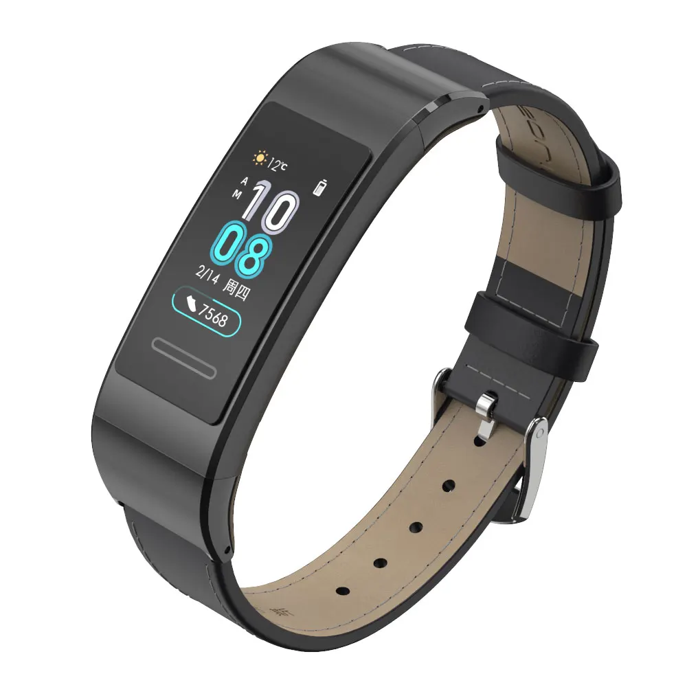 Ремешок для Huawei Band 4 Pro металлический браслет 3 браслеты Кожаный ремешок Pulsera Correa |