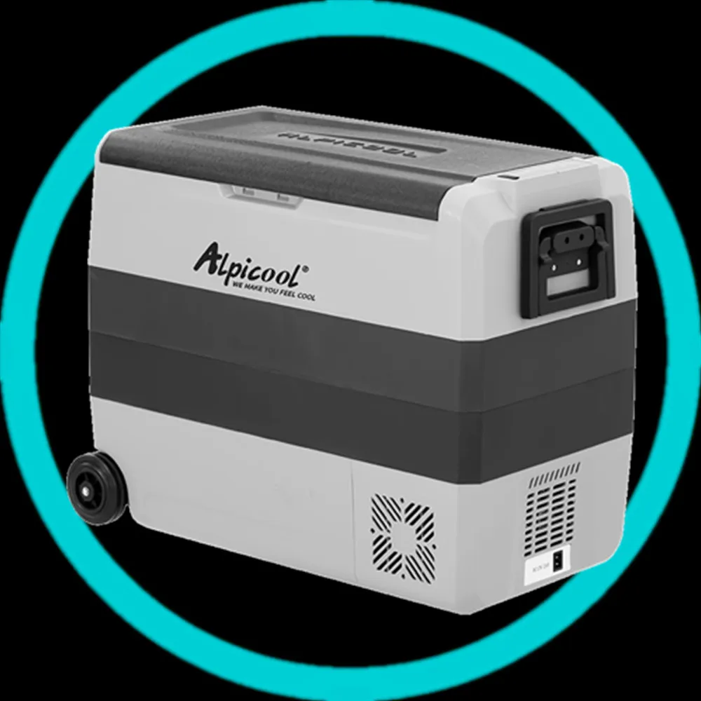 

Портативный холодильник для автомобиля, 60 л, 24 В, 12 В постоянного тока