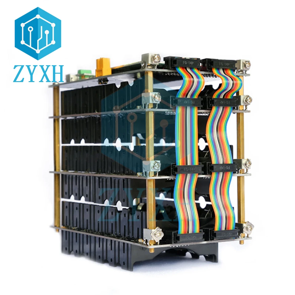 Tanie BMS 13S 14S 20A 45A Moc ściany 48V 52V 18650 Akumulatory Box Warstwa Budowy Banku Mocy DIY Uchwyt Baterii Przechowywania Dla UPS Ebike