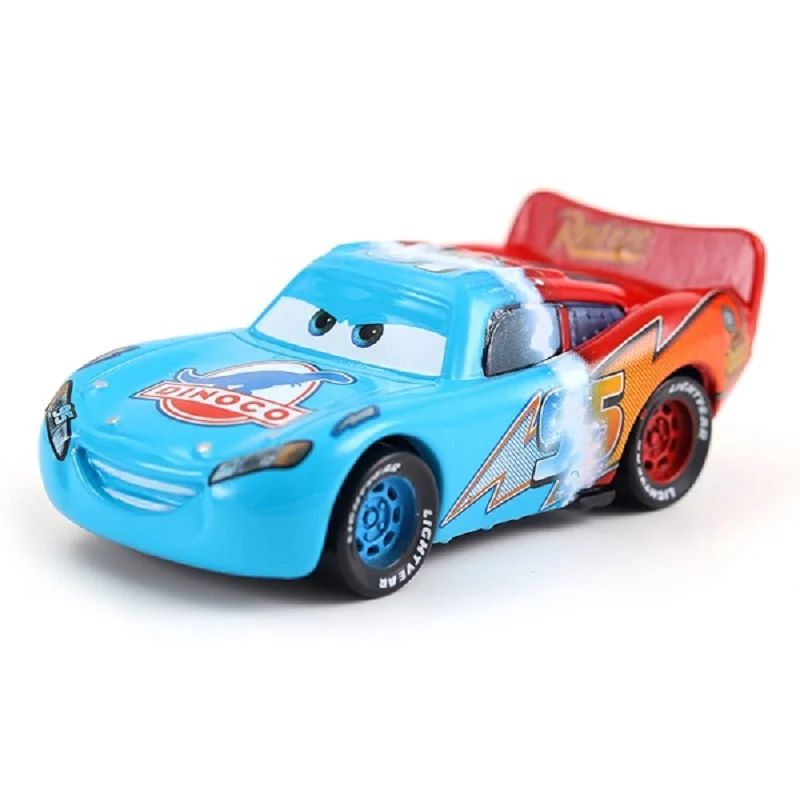 Disney Pixar Cars 2 Racer King Lightning McQueen No.95 металлическая игрушка Jackson Storm Ramirez 1:55 день рождения