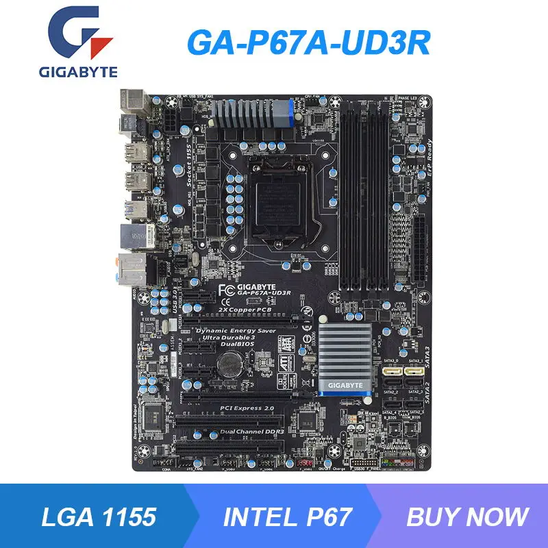     Gigabyte LGA 1155 Intel P67 DDR3 32  Core i3 i5 i7  USB3.0 SATA3 2   PCI-E X16