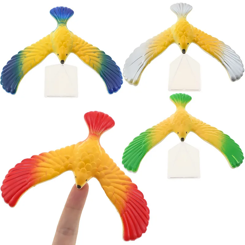 

1Pcs Random Color Baby Balacement Eagle Toy Kids Adult Intelligency Congnitive Balacement Tumbler Toy Novelty Bird Toys
