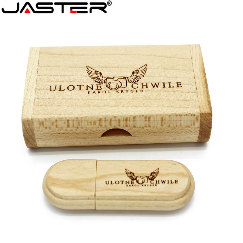 JASTER (более 10 шт. бесплатный логотип) креативный Оригинальный Деревянный usb + ручка