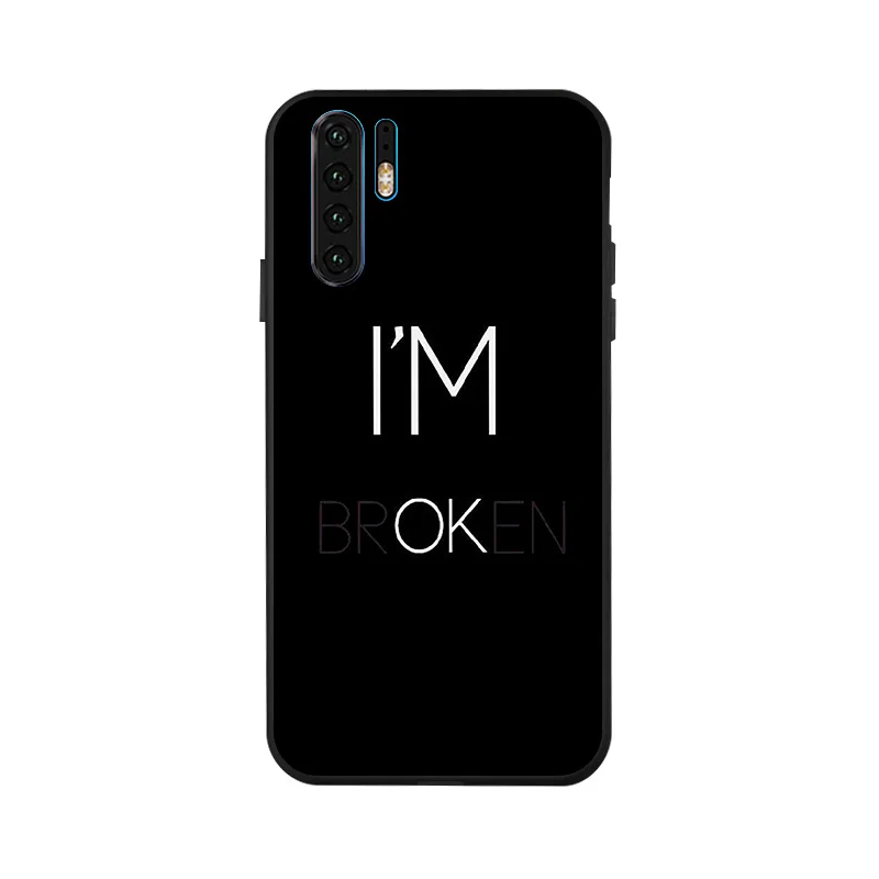 Ojeleye чехол для huawei Y7 чехол модная черная Обложка для телефона из силикона и ТПУ для huawei P30 P20 Lite Y5 Y6 Y7 Y9 чехлы на сиденья - Цвет: X085