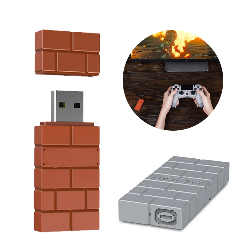 8bitdo USB Беспроводной Bluetooth адаптер для Windows Mac Raspberry Pi nintendo переключатель Поддержка